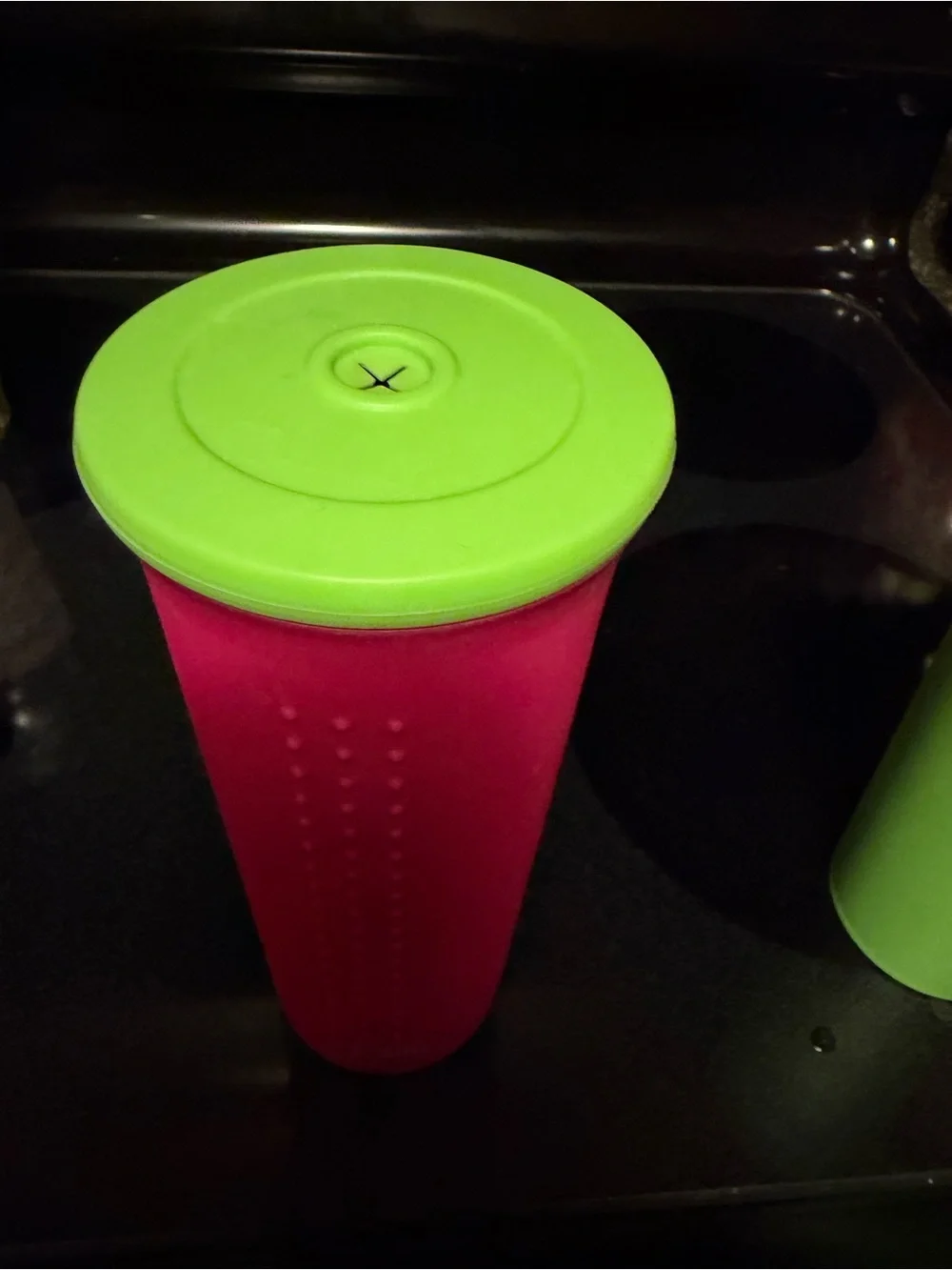 gOsiil Silicone Tumbler Set - Bright Pink & Lime